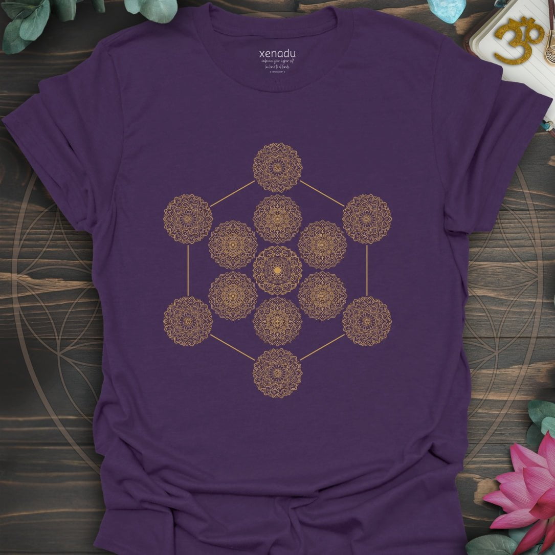 Metatron's Mandala Tee Purple T-Shirt
