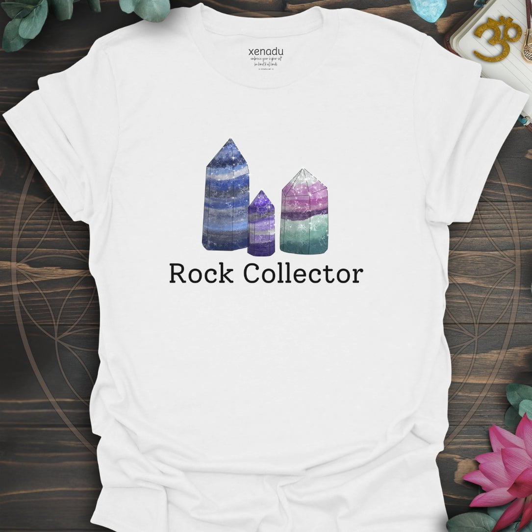 Rock Collector Tee White T-Shirt