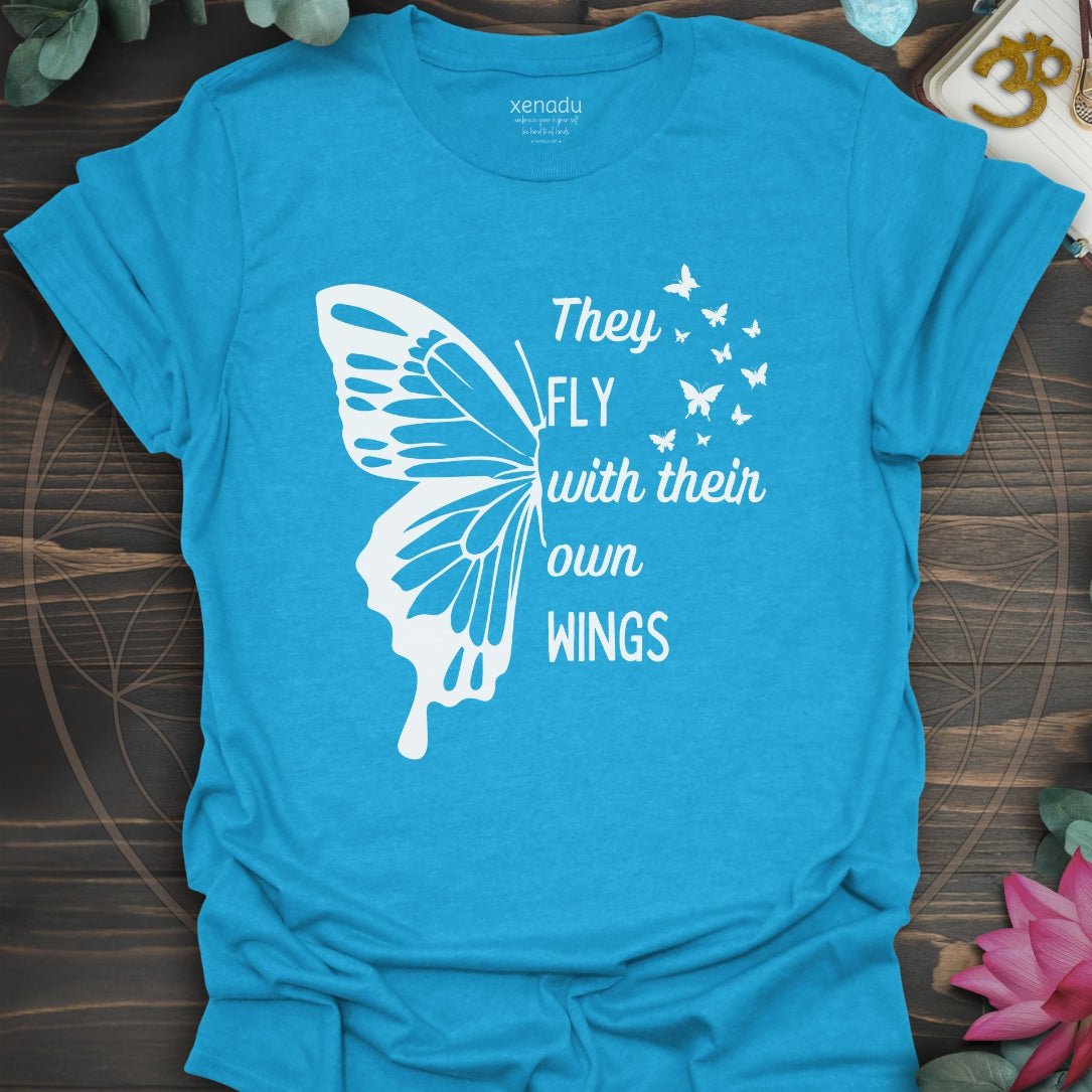 They Fly Tee Heather Sapphire T-Shirt