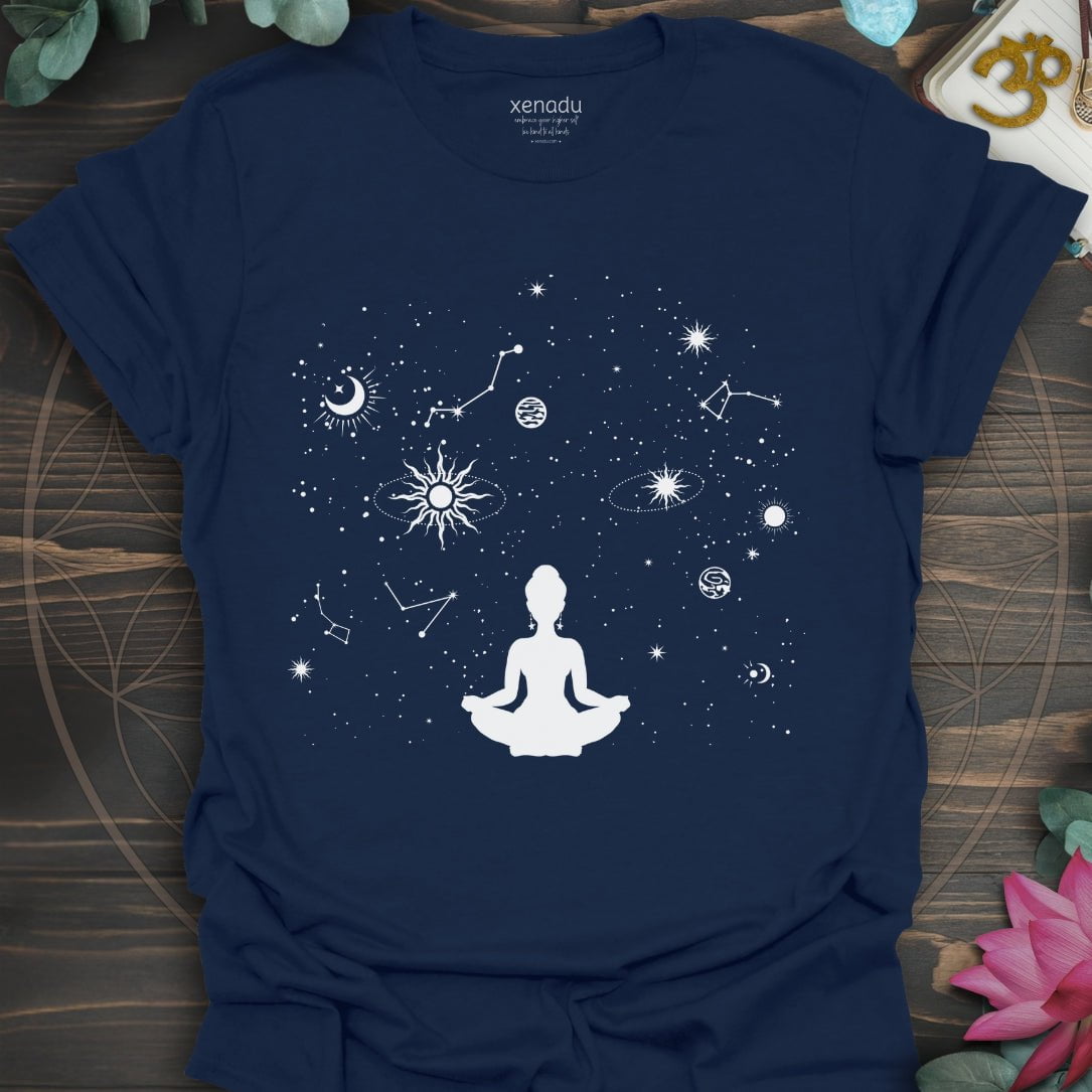 Celestial Yogi Tee Navy T-Shirt