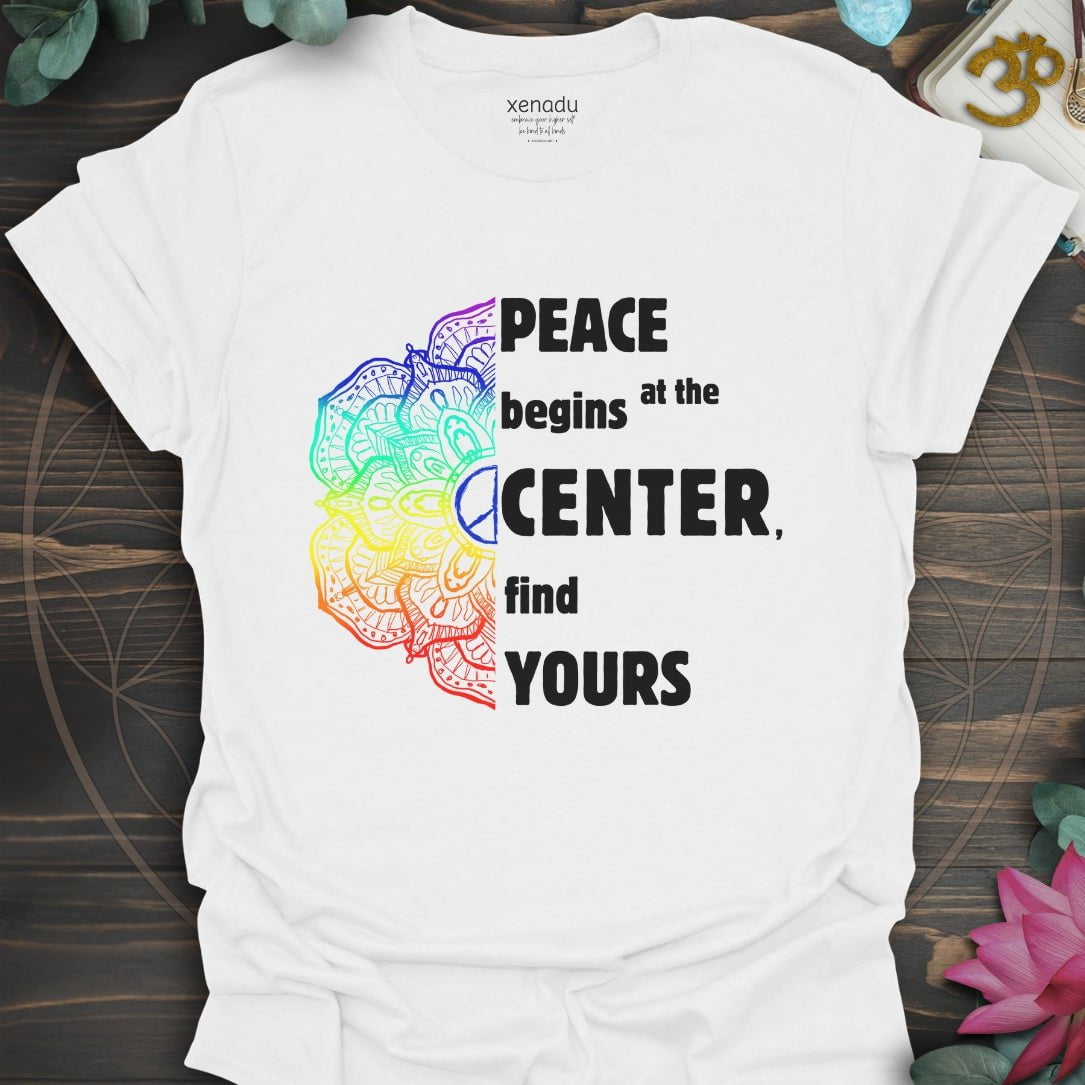 Peace Begins Tee White T-Shirt