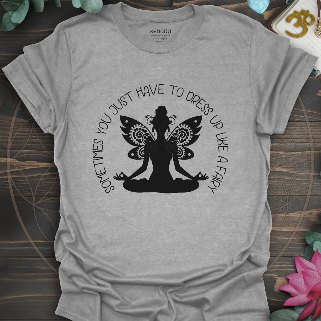 Dress Up Like A Fairy Tee Sport Grey T-Shirt