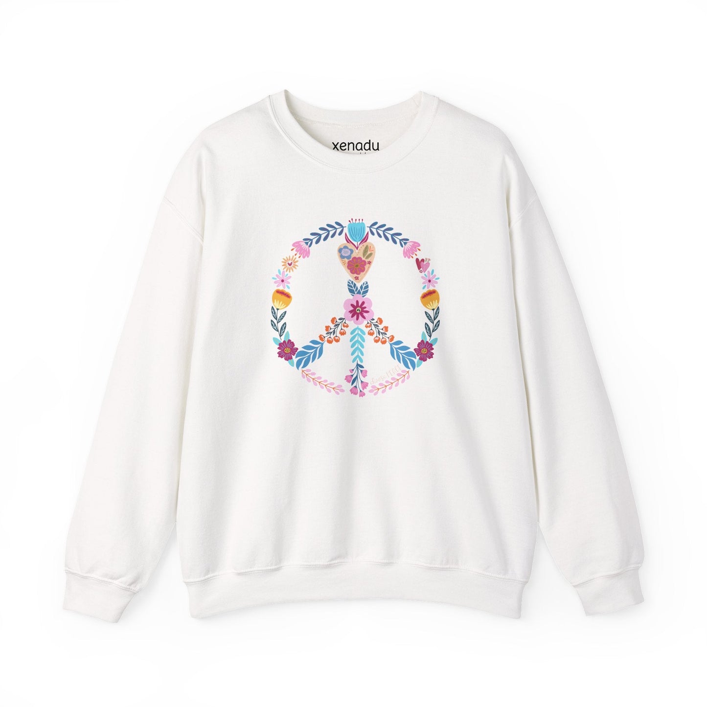 Choose Peace Sweatshirt White Sweatshirt