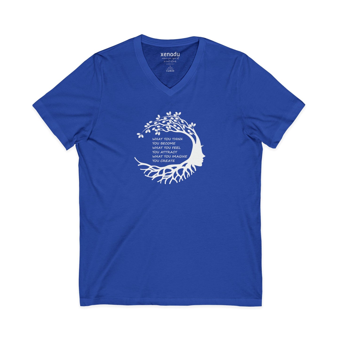 Become Attract Create V-Neck Tee