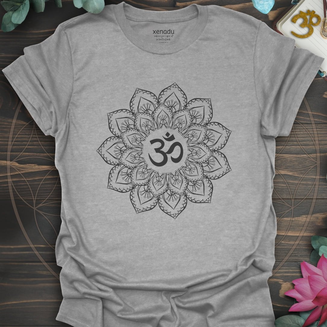 Om Mandala Tee Sport Grey T-Shirt