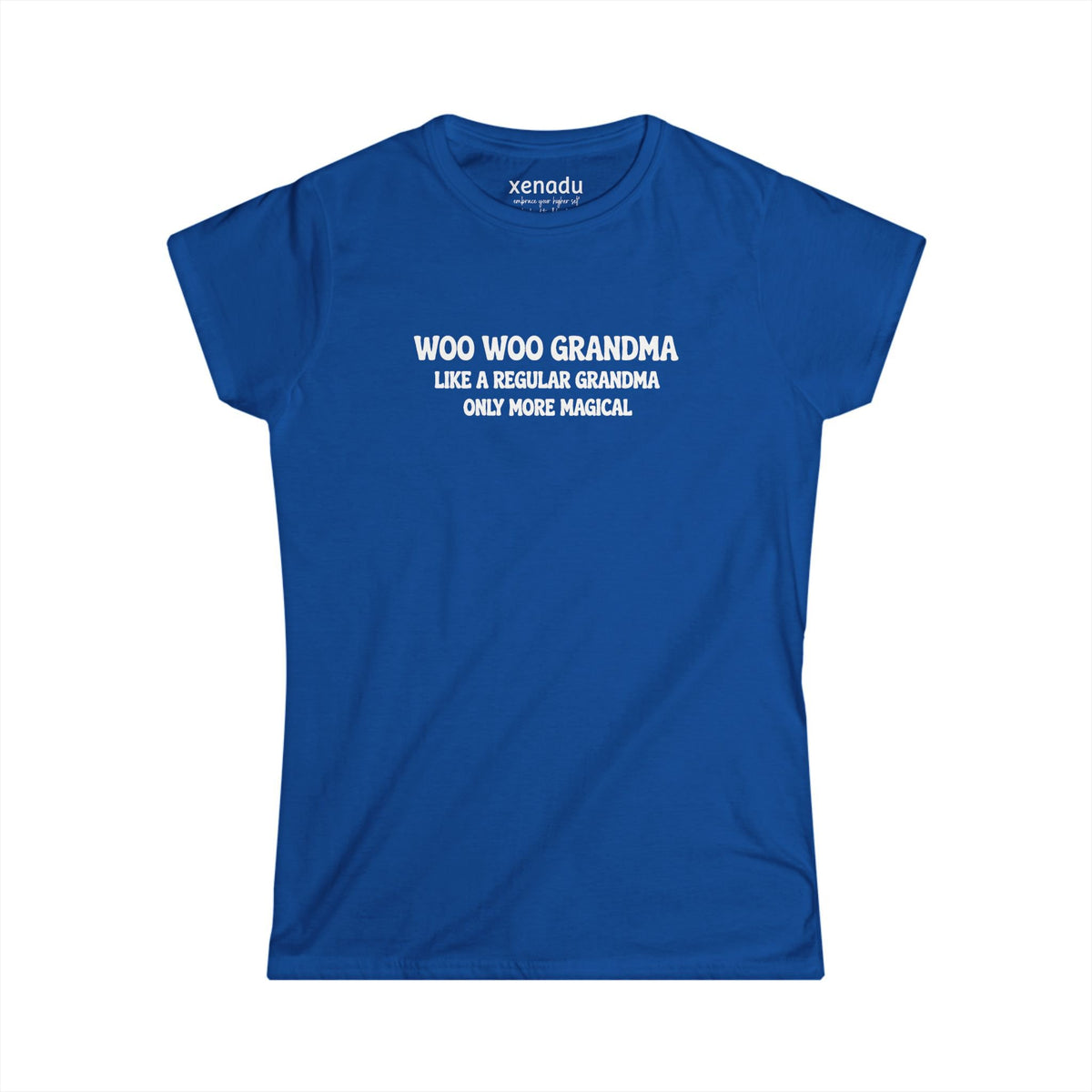 Woo Woo Grandma Women's Tee Royal Blue