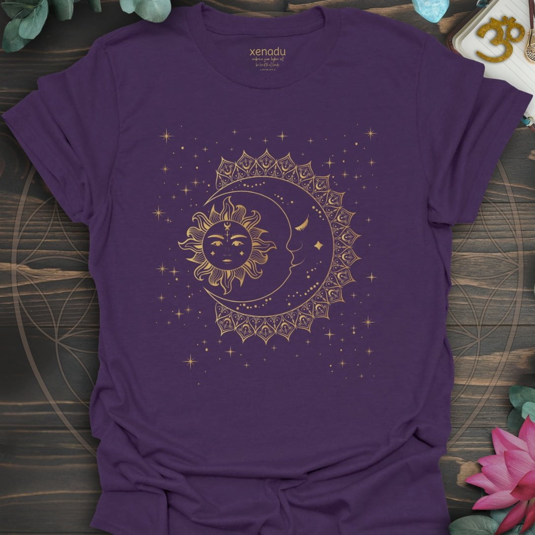 Lunar Embrace Tee Purple T-Shirt