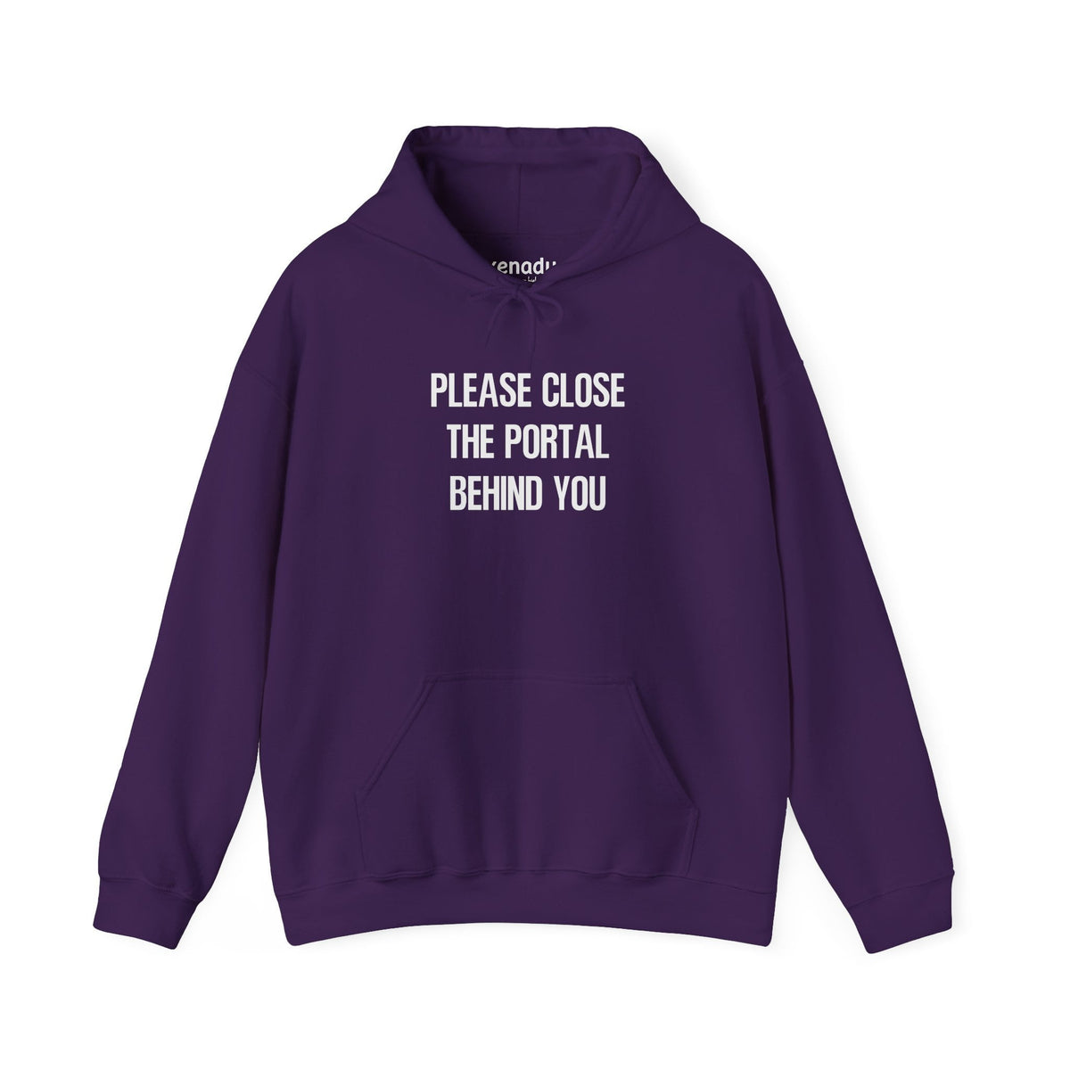 Close The Portal Hoodie Purple