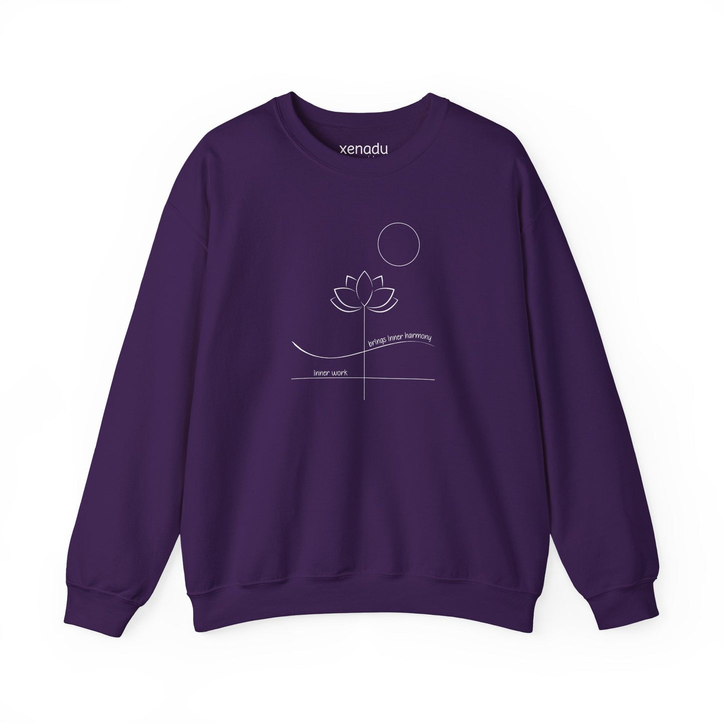 Inner Work Inner Harmony Sweatshirt Purple Sweatshirt