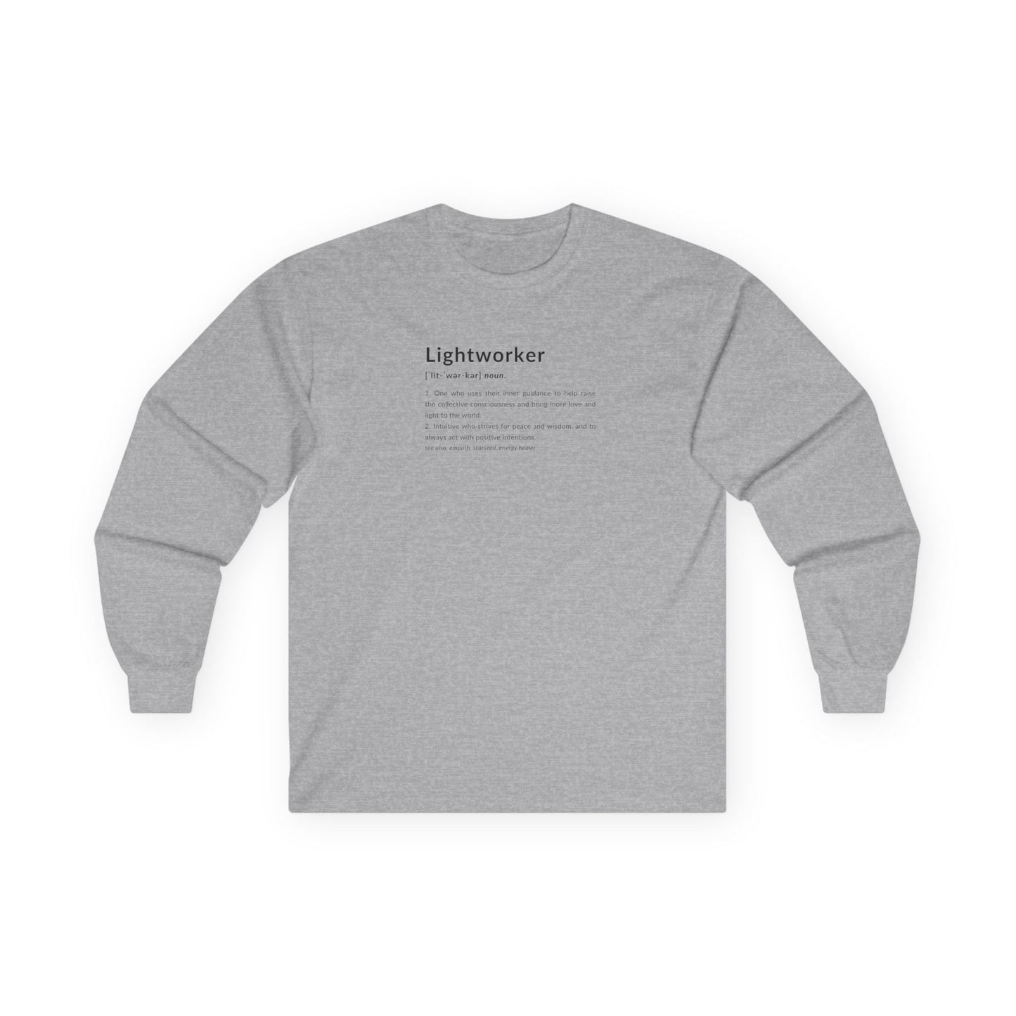 Lightworker Definition Long Sleeve Tee Sport Grey Long-sleeve