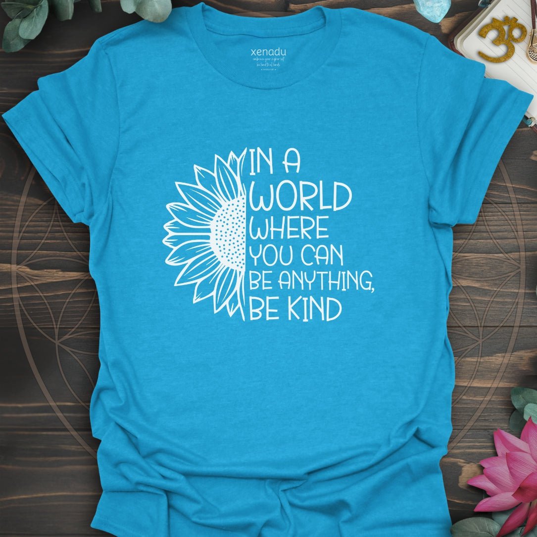 In A World Tee Heather Sapphire T-Shirt