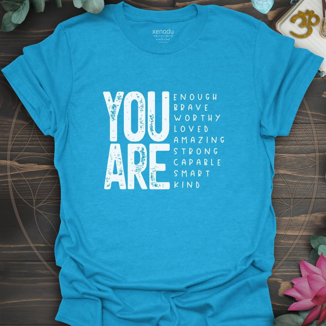 You Are So Much Tee Heather Sapphire T-Shirt