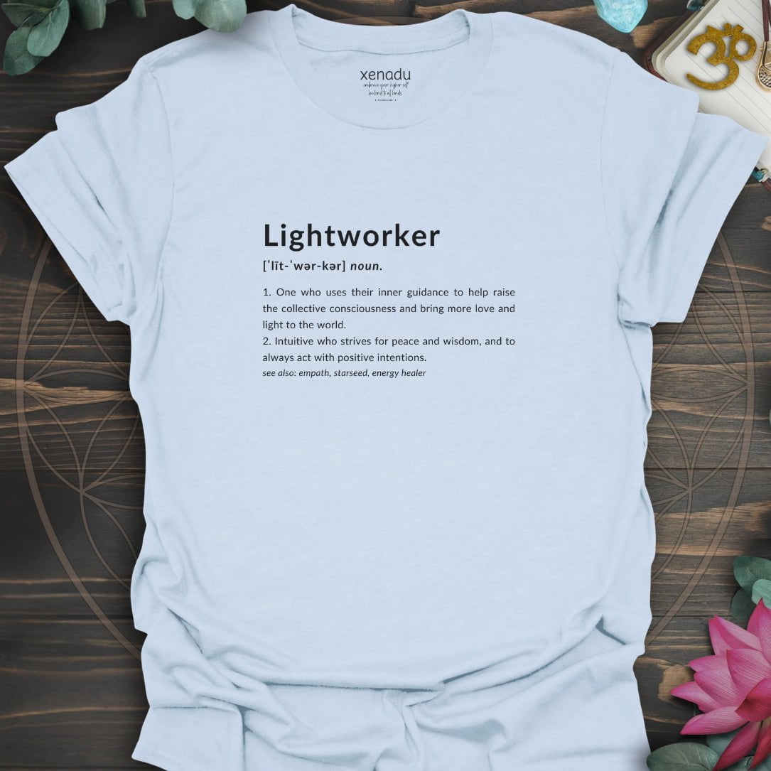 Lightworker Definition Tee Light Blue T-Shirt