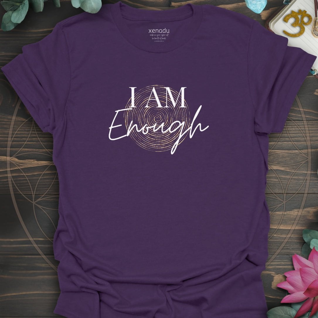 I Am Enough Tee Purple T-Shirt