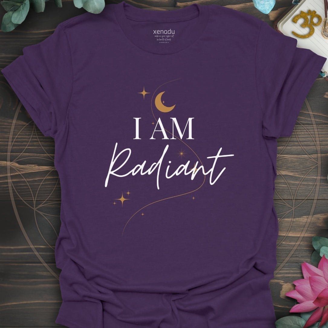 I Am Radiant Tee Purple T-Shirt