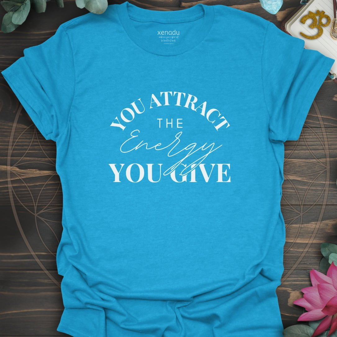 Attract the Energy Tee Heather Sapphire T-Shirt