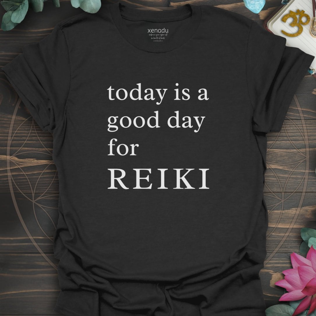 Today is for Reiki Tee Black T-Shirt
