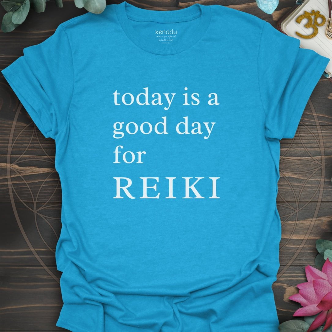 Today is for Reiki Tee Heather Sapphire T-Shirt