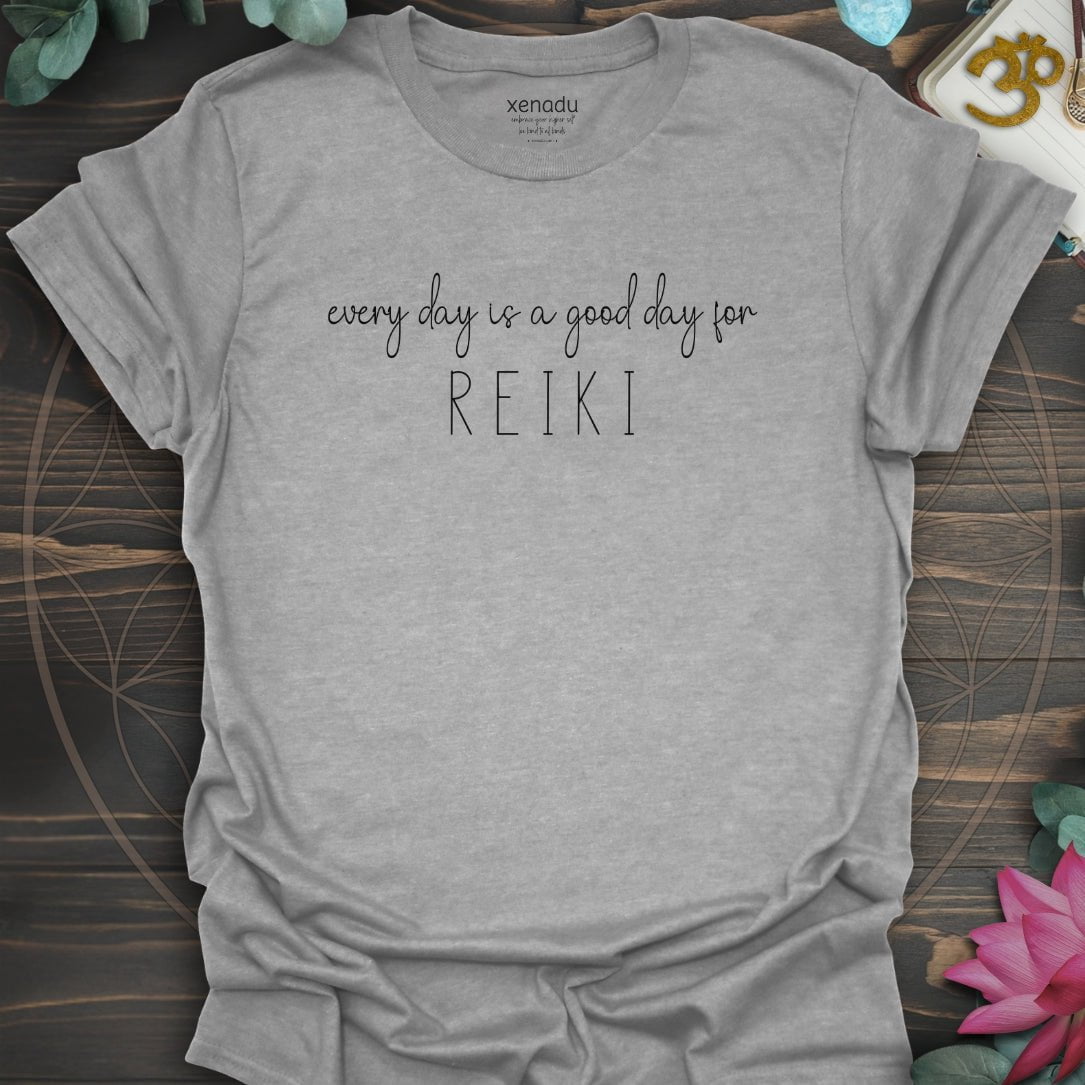 Reiki Every Day Tee Sport Grey T-Shirt
