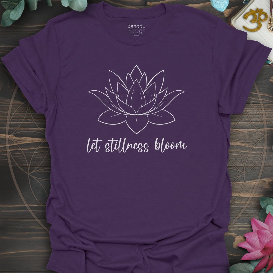 Lotus in Bloom Tee Purple T-Shirt