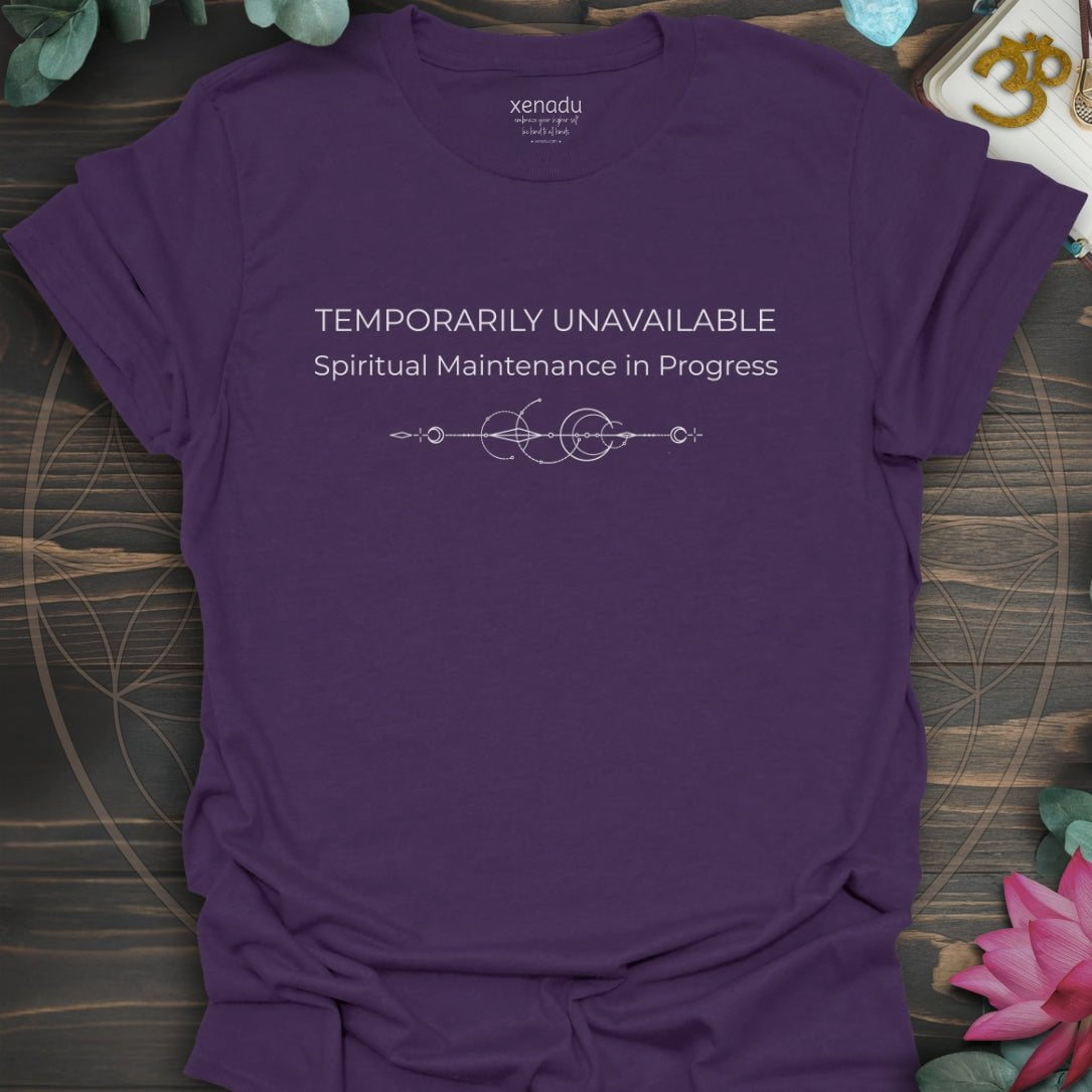 Spiritual Maintenance Tee Purple T-Shirt