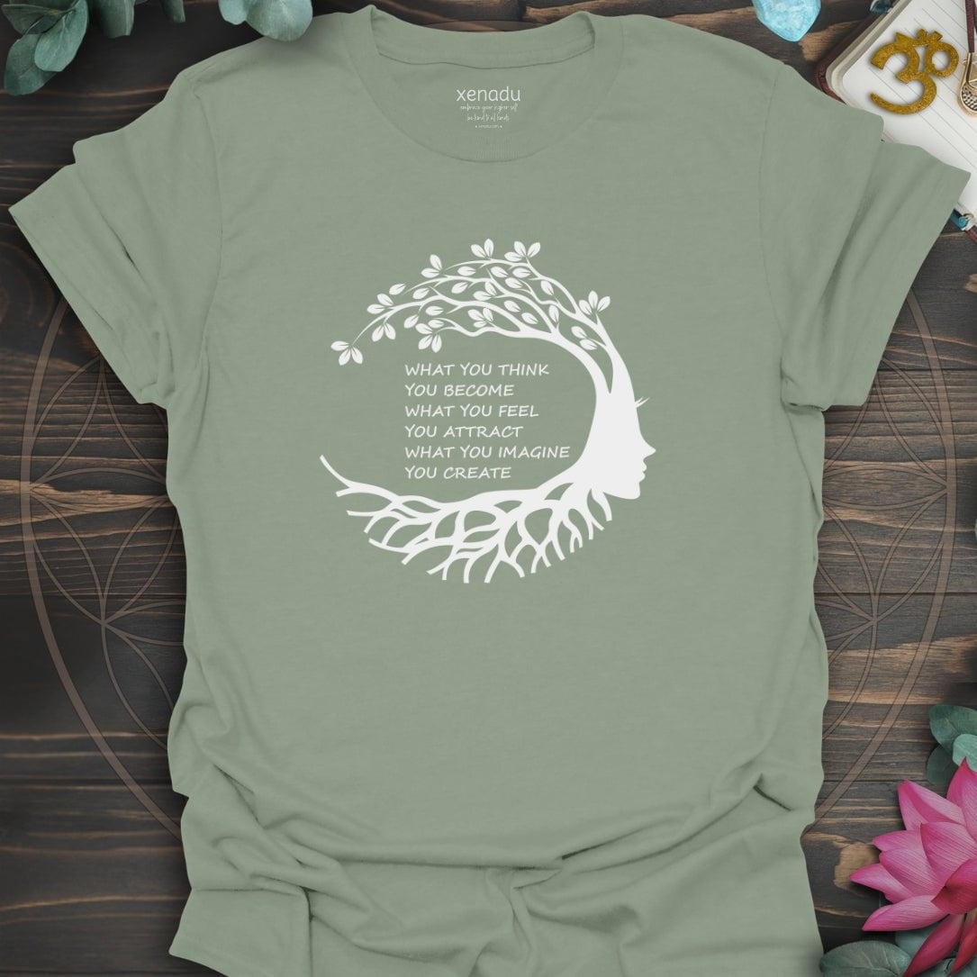 Become Attract Create Tee Sage T-Shirt