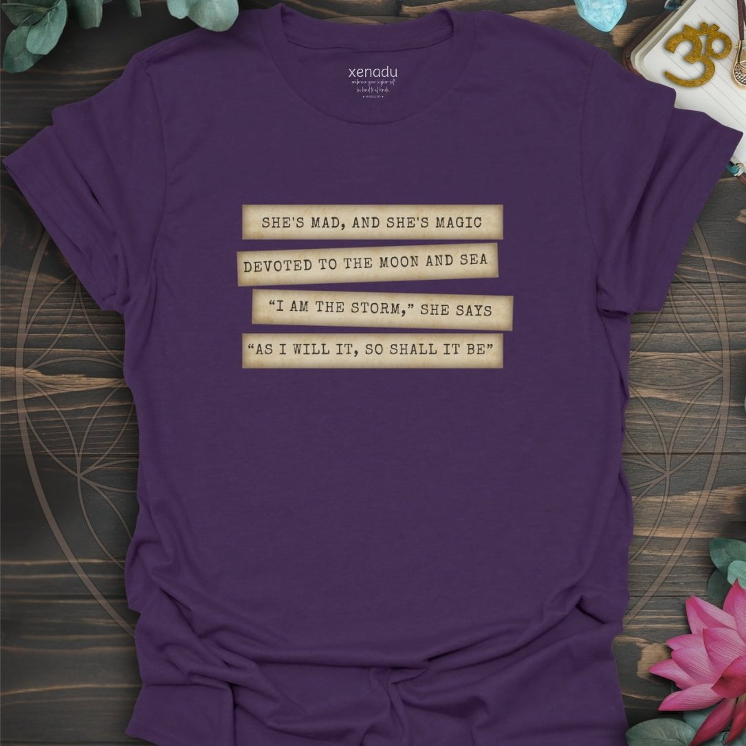 I Am the Storm Tee Purple T-Shirt