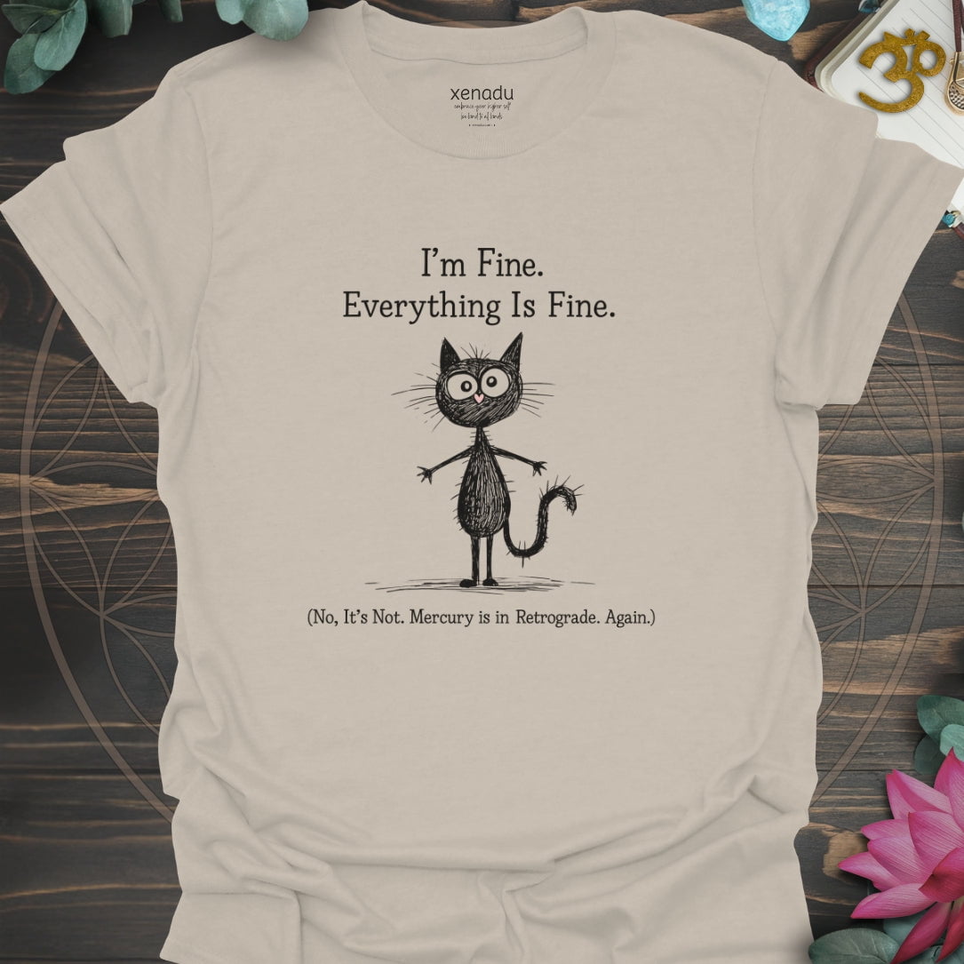 Mercury in Retrograde Tee Sand T-Shirt