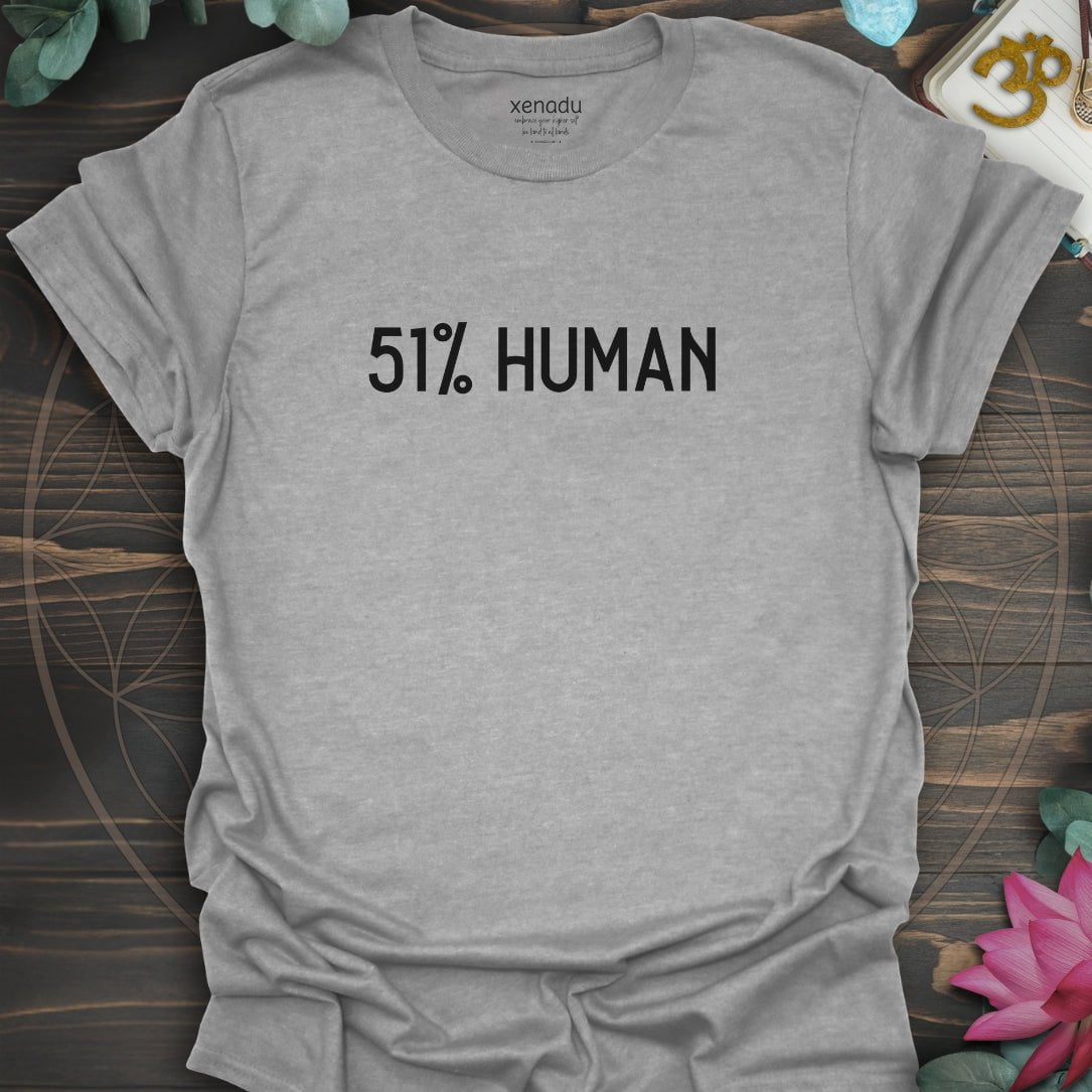 51% Human Tee Sport Grey T-Shirt