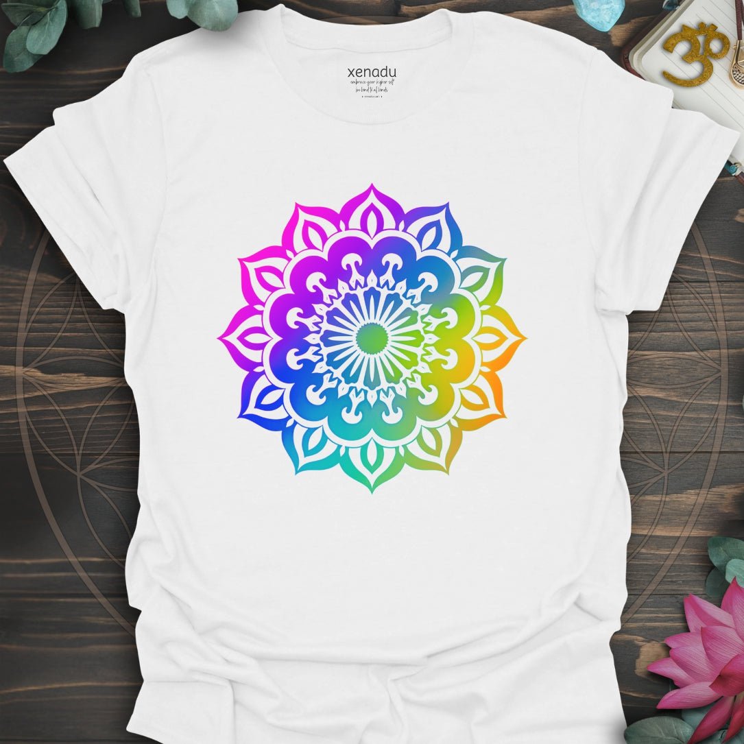 Modern Mandala Tee White T-Shirt