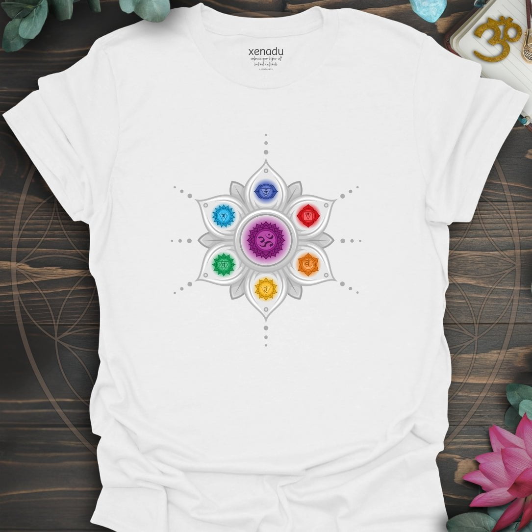 Chakra Mandala Tee White T-Shirt