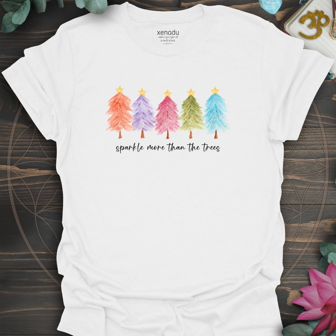 Sparkle More Tee White T-Shirt