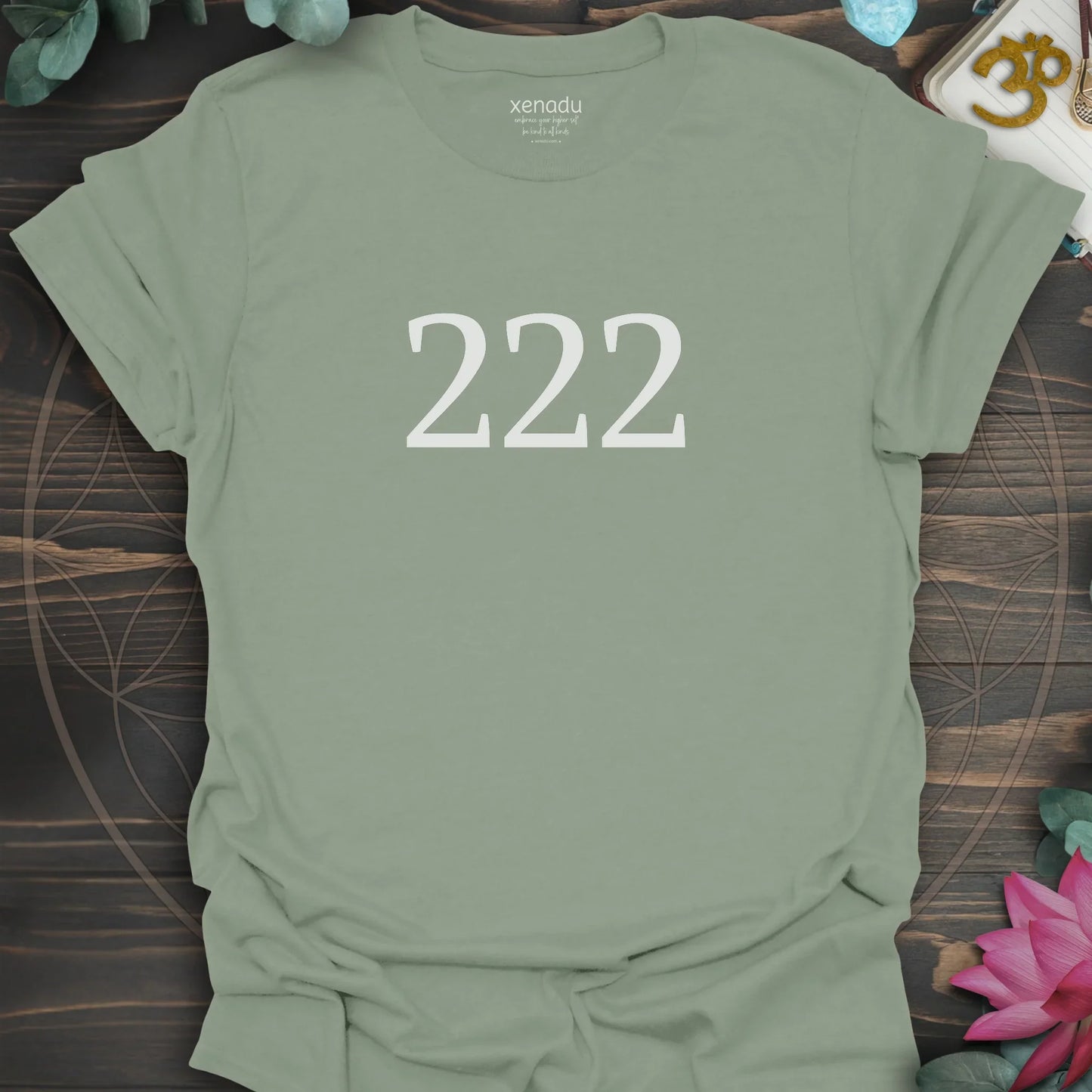 Angel Number 222 Tee Sage T-Shirt