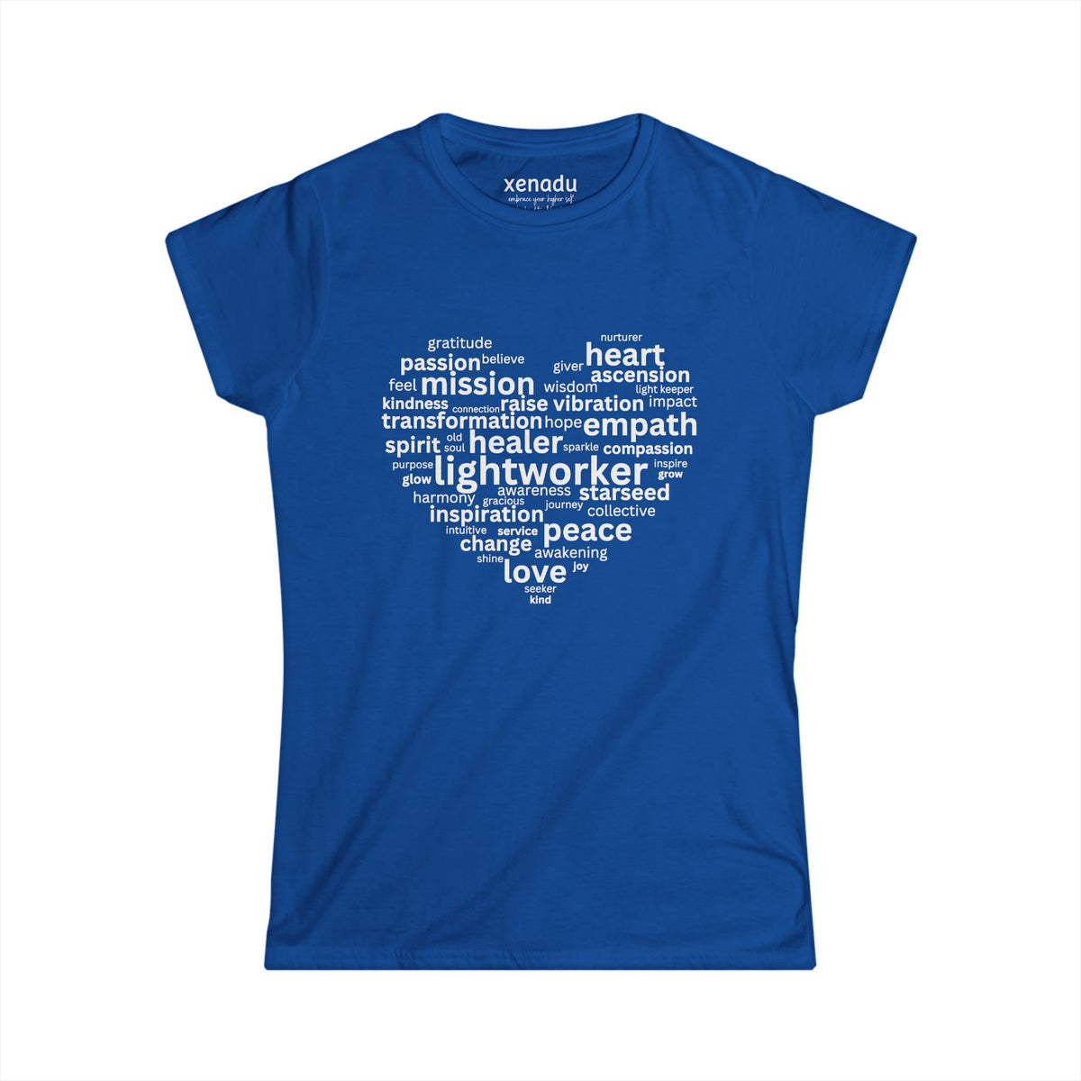 Heart of a Lightworker Women's Tee Royal Blue T-Shirt