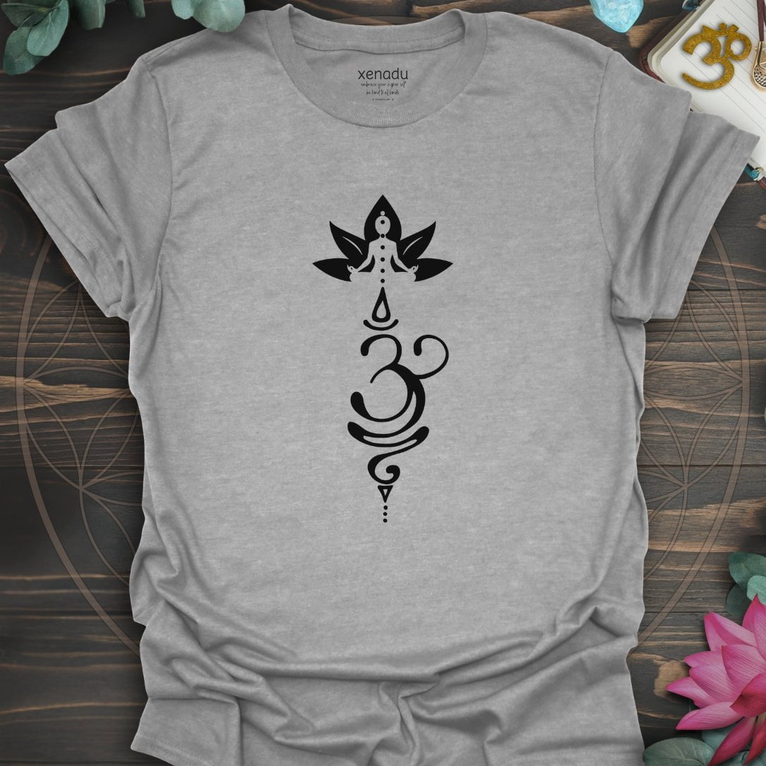 Breathe Sukhasana Tee Sport Grey T-Shirt