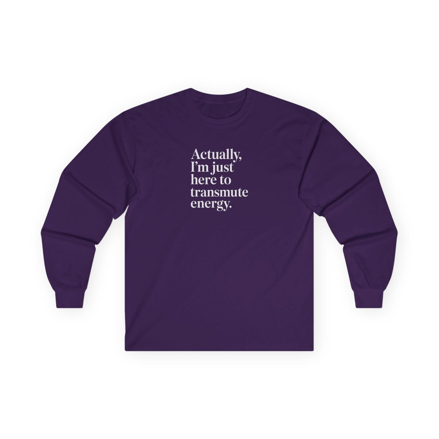 Transmute Energy Long Sleeve Tee Purple Long-sleeve