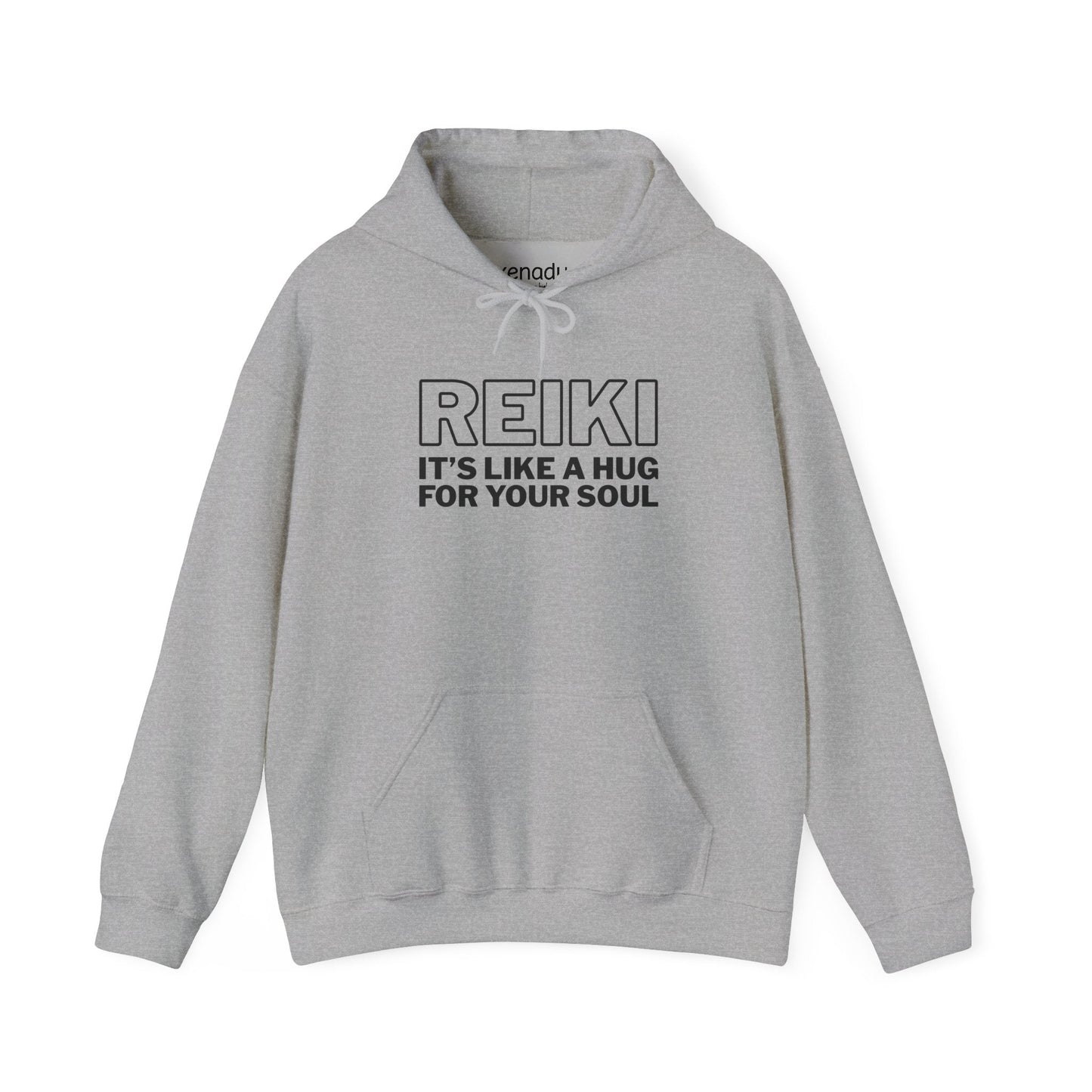 Reiki is Like a Hug Hoodie Sport Grey Hoodie