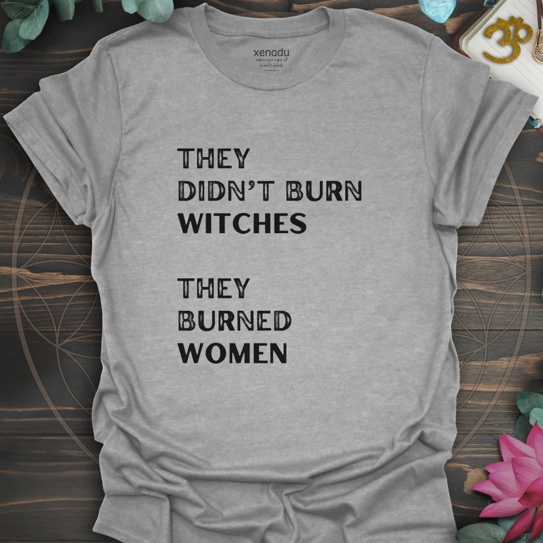 They Burned Women Tee Sport Grey T-Shirt