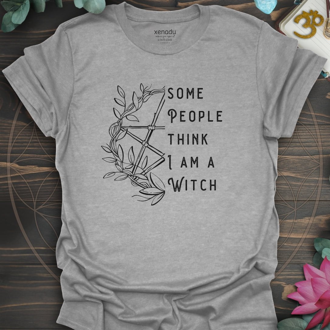 Think I'm a Witch Tee Sport Grey T-Shirt