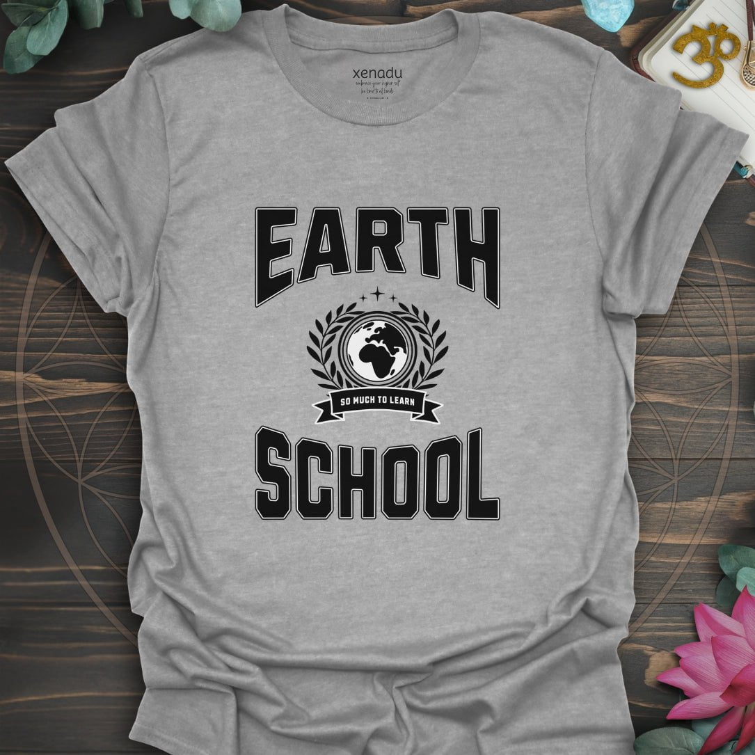 Earth School Tee Sport Grey T-Shirt