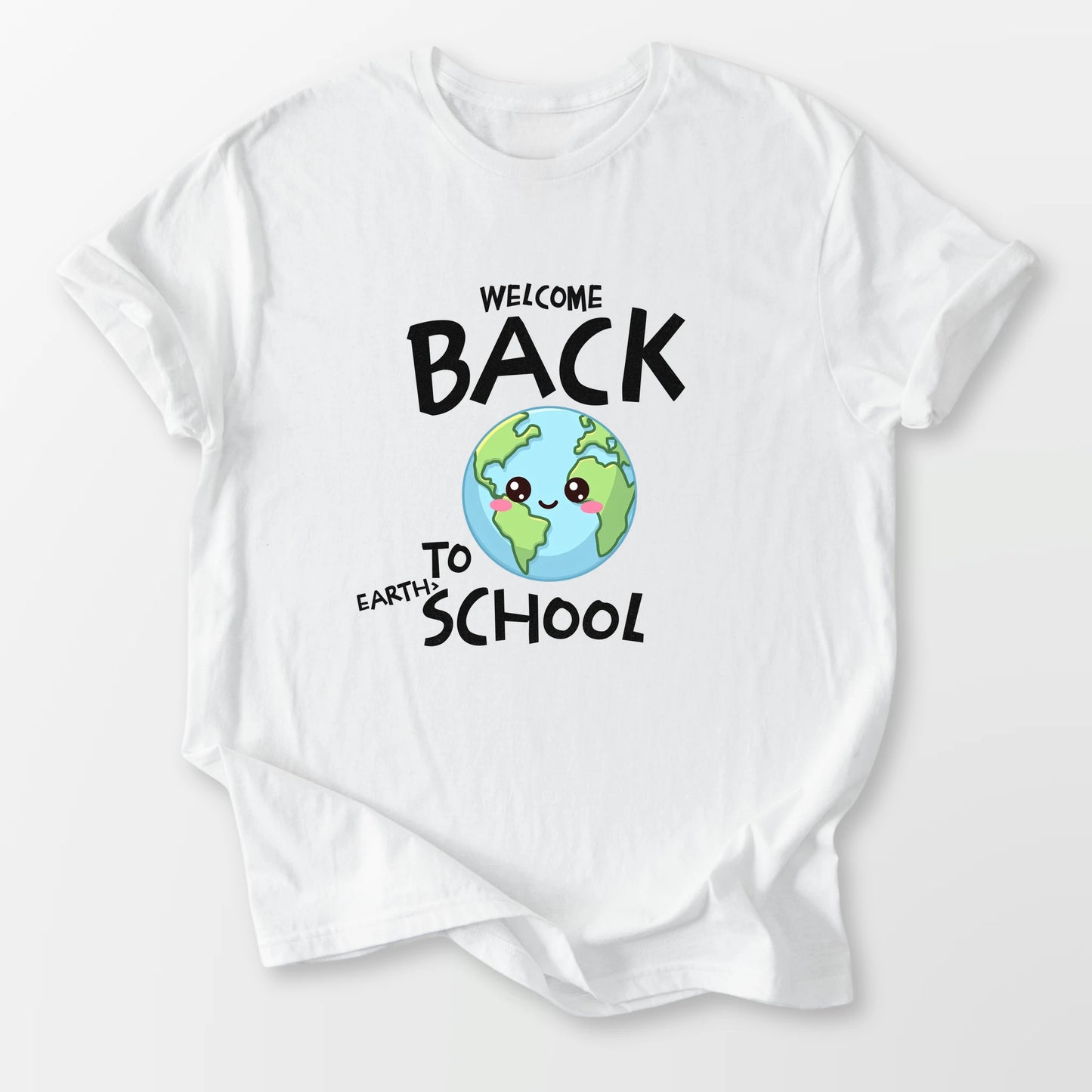 Back to Earth School Tee White T-Shirt