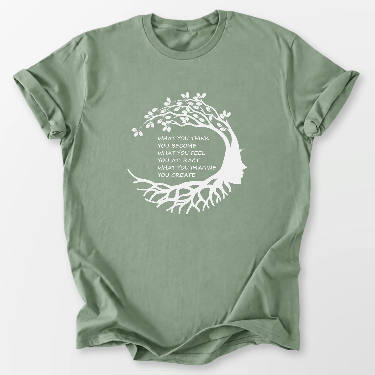 Become Attract Create Tee Sage T-Shirt