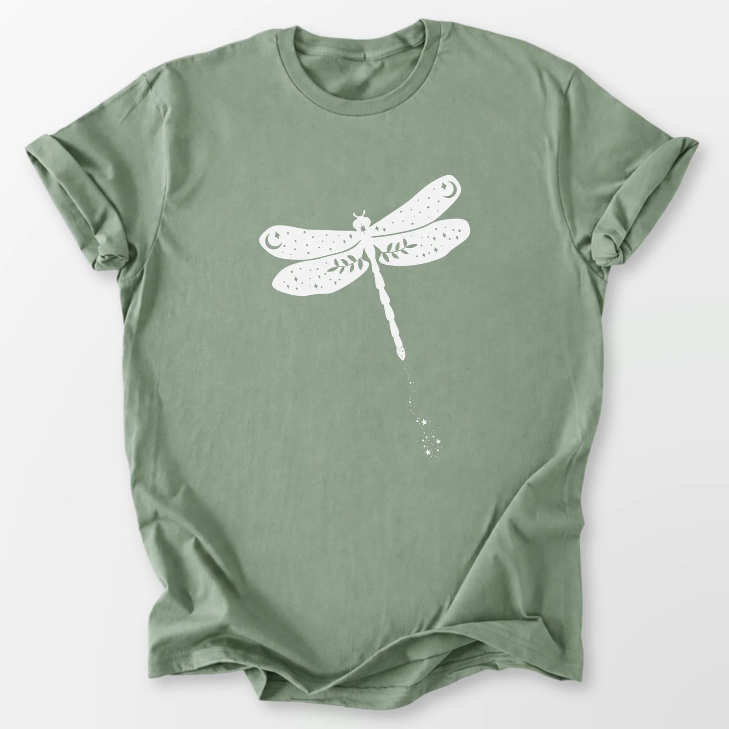Celestial Dragonfly Tee Sage T-Shirt