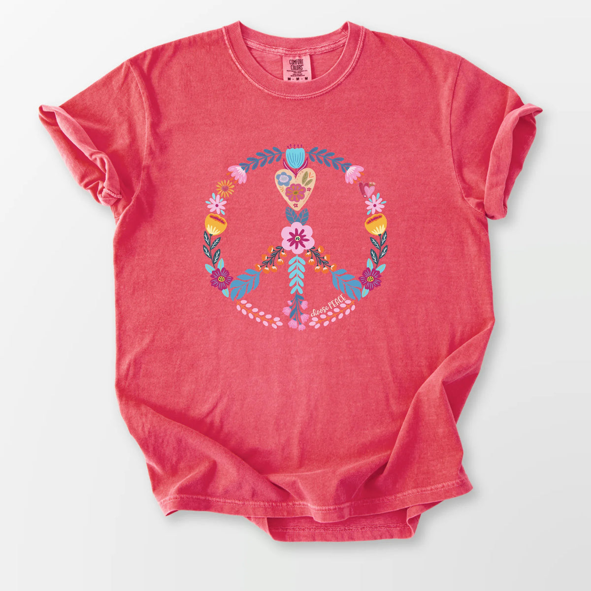 Choose Peace Comfort Tee Watermelon T-Shirt