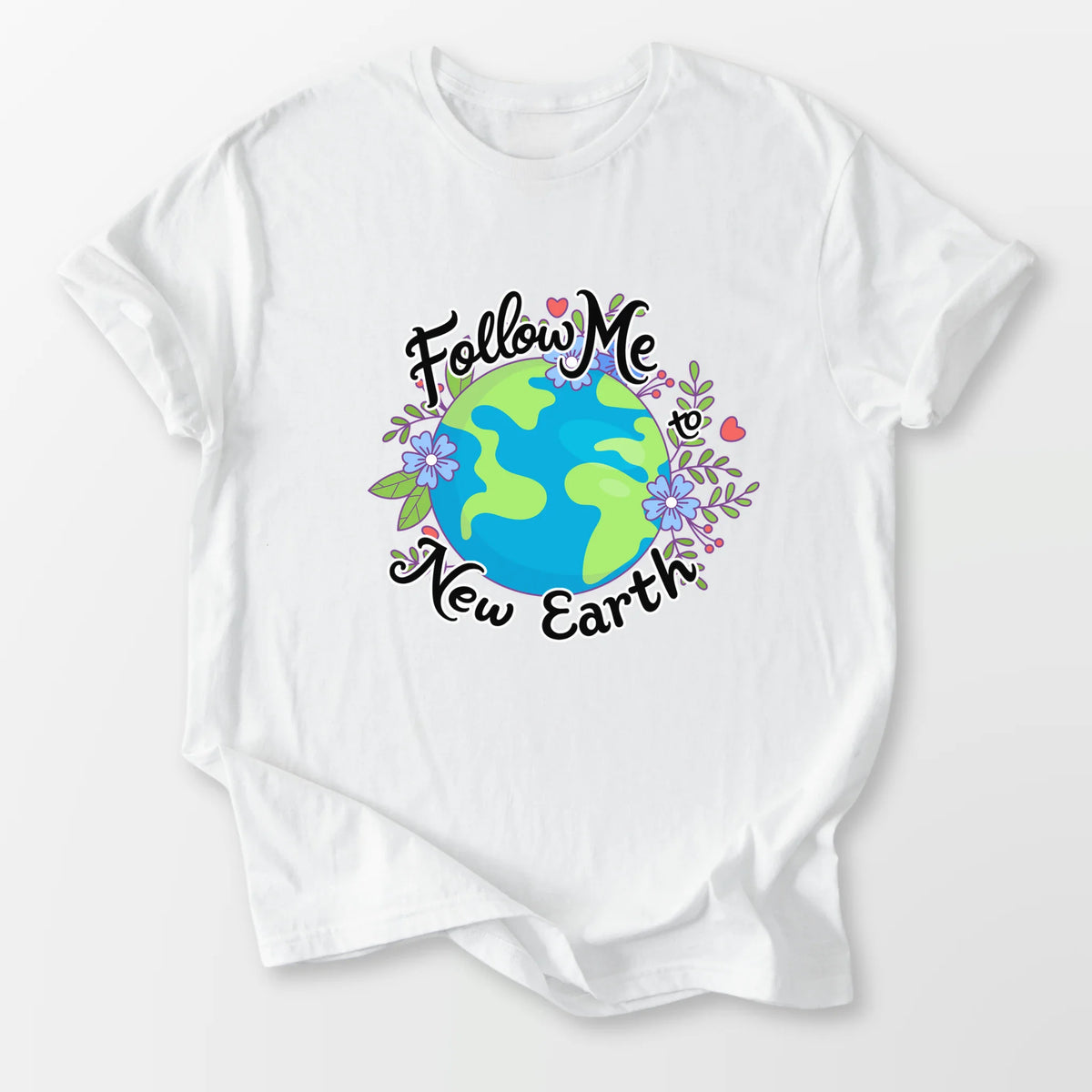 Follow Me to New Earth Tee White T-Shirt