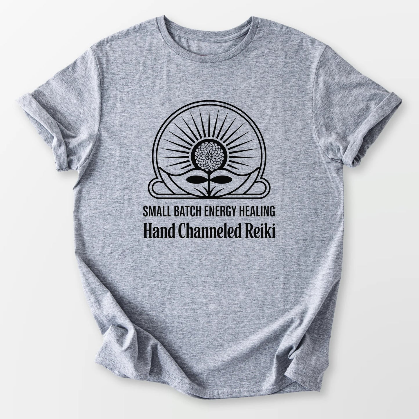 Hand Channeled Reiki Tee Sport Grey T-Shirt