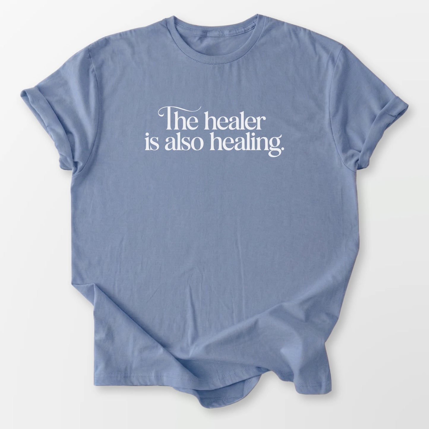 Healer Also Healing Stone Blue T-Shirt