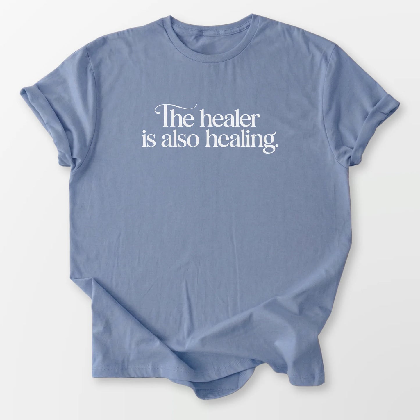 Healer Also Healing Stone Blue T-Shirt