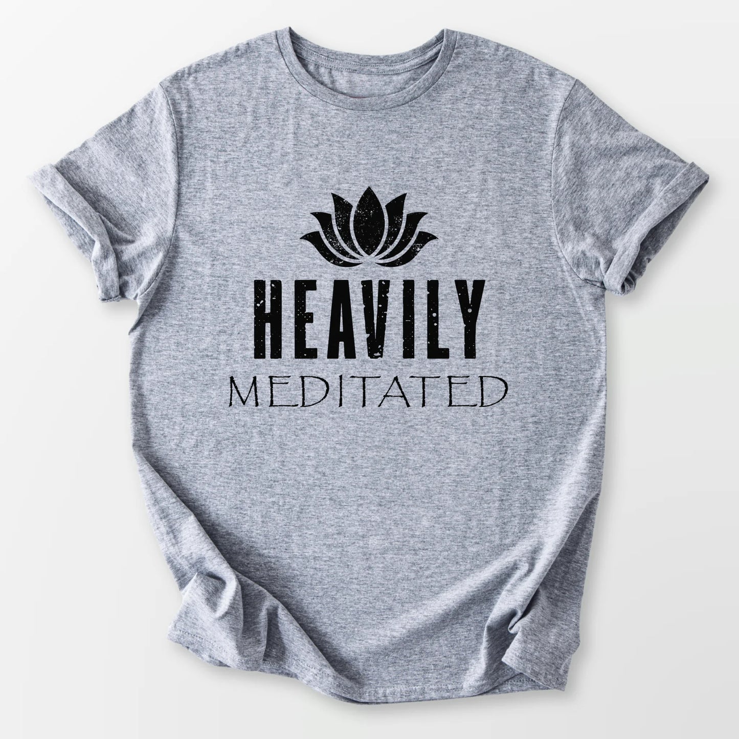 Heavily Meditated Tee Sport Grey T-Shirt