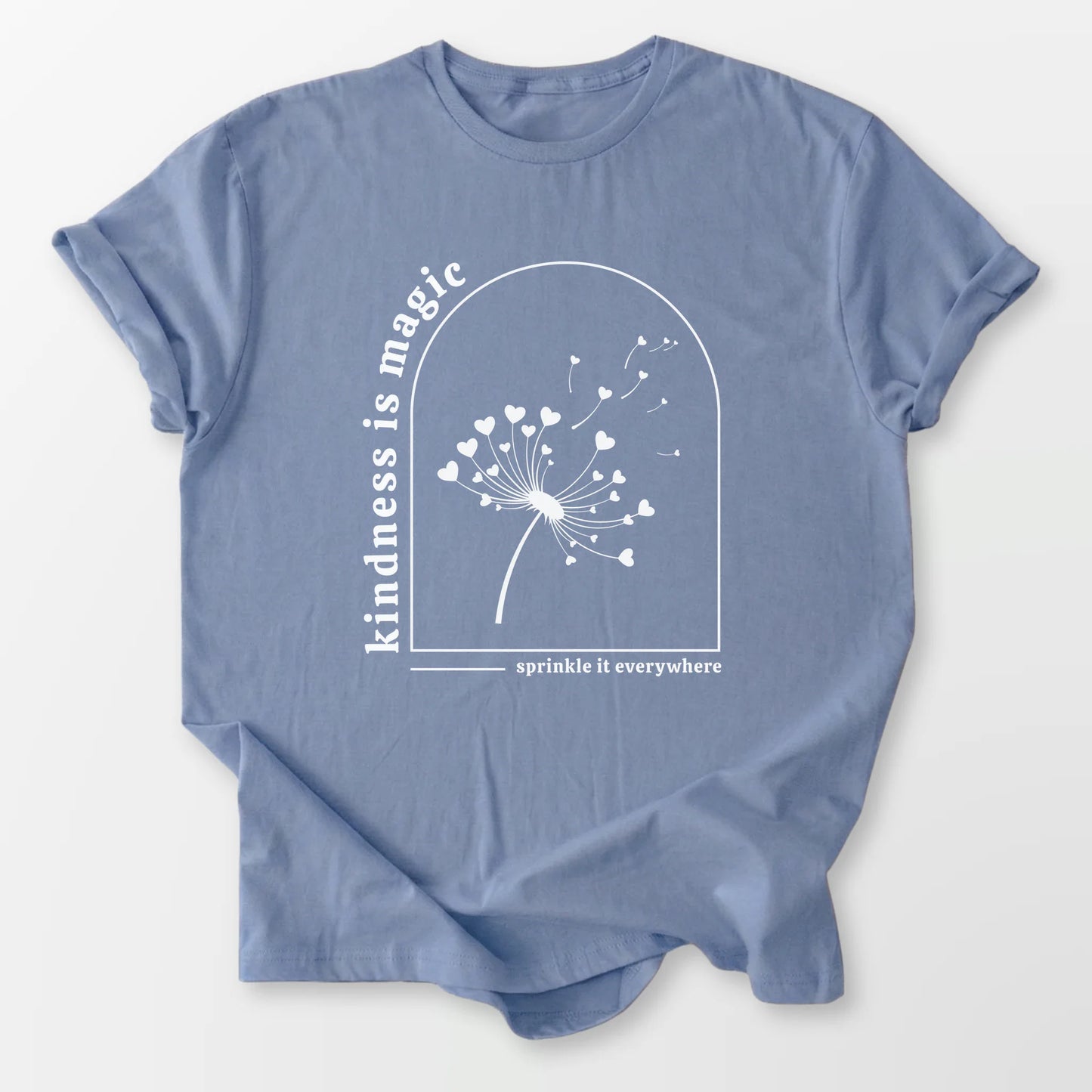 Kindness is Magic Tee Stone Blue T-Shirt